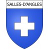 Stickers coat of arms Saint-Laurent-de-Céris adhesive sticker