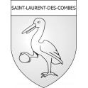 Saint-Laurent-des-Combes Sticker wappen, gelsenkirchen, augsburg, klebender aufkleber