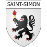 Stickers coat of arms Saint-Simon adhesive sticker