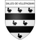Adesivi stemma Salles-de-Villefagnan adesivo