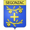 Stickers coat of arms Segonzac adhesive sticker