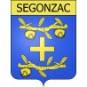 Stickers coat of arms Segonzac adhesive sticker