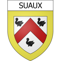 Suaux Sticker wappen, gelsenkirchen, augsburg, klebender aufkleber