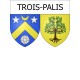 Trois-Palis Sticker wappen, gelsenkirchen, augsburg, klebender aufkleber