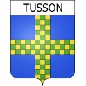 Stickers coat of arms Tusson adhesive sticker