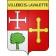 Stickers coat of arms Villebois-Lavalette adhesive sticker