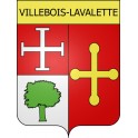 Stickers coat of arms Villebois-Lavalette adhesive sticker