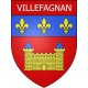 Villefagnan Sticker wappen, gelsenkirchen, augsburg, klebender aufkleber