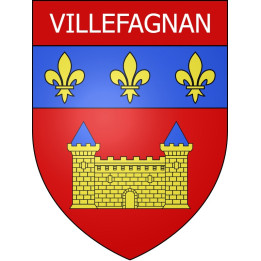 Villefagnan 16 ville Stickers blason autocollant adhésif