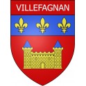 Stickers coat of arms Villefagnan adhesive sticker