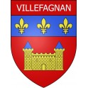 Villefagnan 16 ville Stickers blason autocollant adhésif