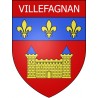 Stickers coat of arms Villefagnan adhesive sticker