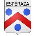 Espéraza 11 ville Stickers blason autocollant adhésif