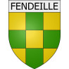 Fendeille 11 ville Stickers blason autocollant adhésif