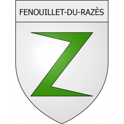 Fenouillet-du-Razès 11 ville Stickers blason autocollant adhésif