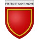 Stickers coat of arms Festes-et-Saint-André adhesive sticker