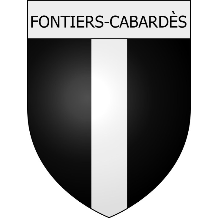 Fontiers-Cabardès 11 ville Stickers blason autocollant adhésif
