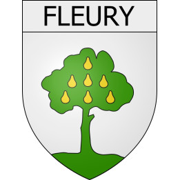 Fleury 11 ville Stickers blason autocollant adhésif