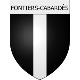 Fontiers-Cabardès 11 ville Stickers blason autocollant adhésif