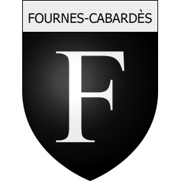 Pegatinas escudo de armas de Belcaire adhesivo de la etiqueta engomada