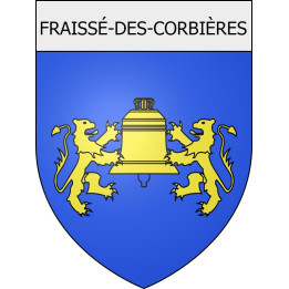 Fraissé-des-Corbières 11 ville Stickers blason autocollant adhésif