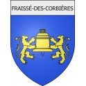 Pegatinas escudo de armas de Belcaire adhesivo de la etiqueta engomada