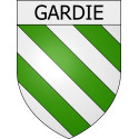 Gardie 11 ville Stickers blason autocollant adhésif