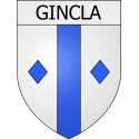 Gincla 11 ville Stickers blason autocollant adhésif
