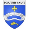 soulaines-dhuys 10  ville Stickers blason autocollant adhésif