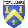 torvilliers 10  ville Stickers blason autocollant adhésif