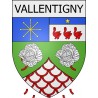 vallentigny 10  ville Stickers blason autocollant adhésif