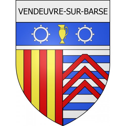 vendeuvre-sur-barse 10  ville Stickers blason autocollant adhésif
