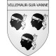 villemaur-sur-vanne 10  ville Stickers blason autocollant adhésif