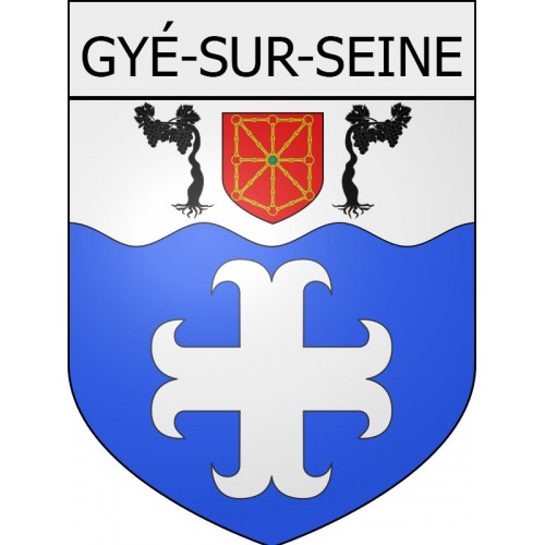 gyé-sur-seine 10  ville Stickers blason autocollant adhésif