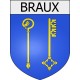braux 10  ville Stickers blason autocollant adhésif