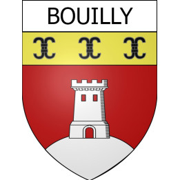 bouilly 10  ville Stickers blason autocollant adhésif