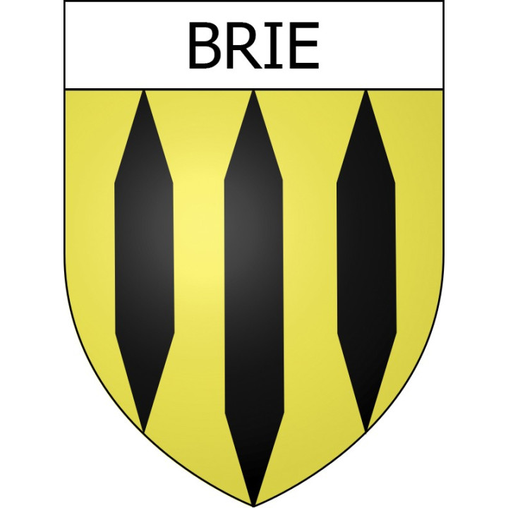 Stickers coat of arms Braine adhesive sticker