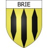 Braine Sticker wappen, gelsenkirchen, augsburg, klebender aufkleber