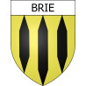 Stickers coat of arms Braine adhesive sticker