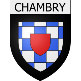 chambry 02 ville Stickers blason autocollant adhésif