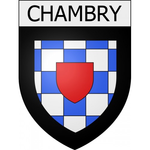 chambry 02 ville Stickers blason autocollant adhésif