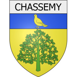 chassemy 02 ville Stickers blason autocollant adhésif
