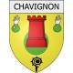 chavignon 02 ville Stickers blason autocollant adhésif