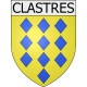 clastres 02 ville Stickers blason autocollant adhésif