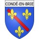 condé-en-brie 02 ville Stickers blason autocollant adhésif