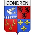 condren 02 ville Stickers blason autocollant adhésif
