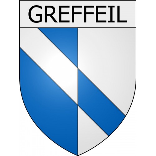 Greffeil 11 ville Stickers blason autocollant adhésif