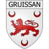 Gruissan 11 ville Stickers blason autocollant adhésif