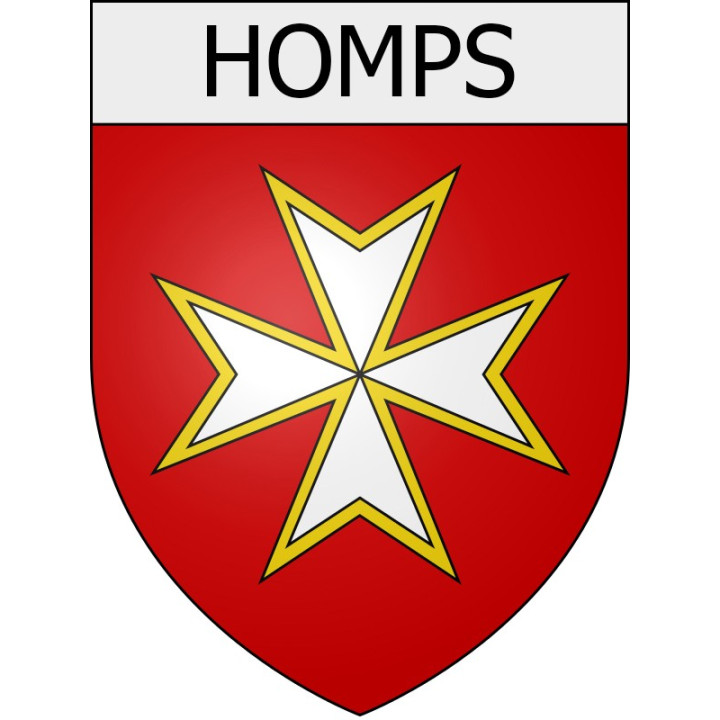 Stickers coat of arms Escales adhesive sticker