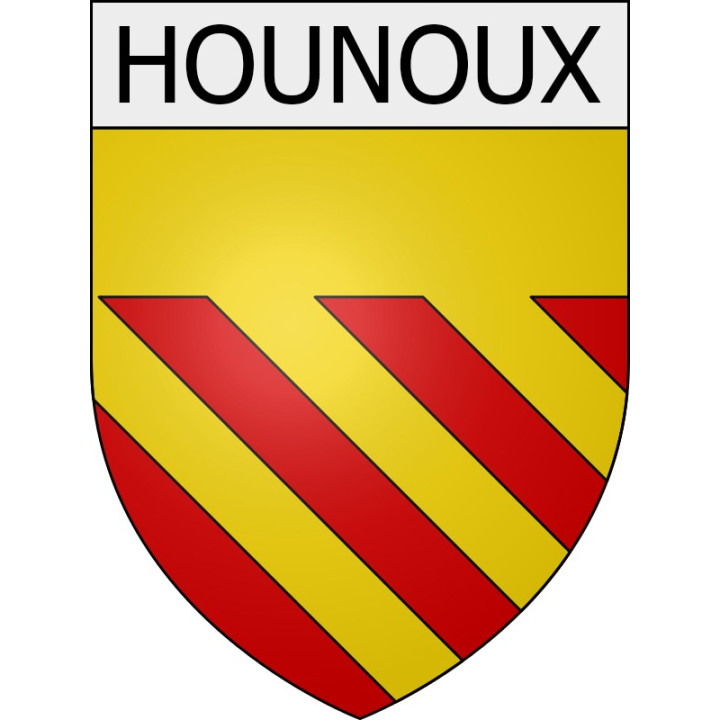 Hounoux 11 ville Stickers blason autocollant adhésif